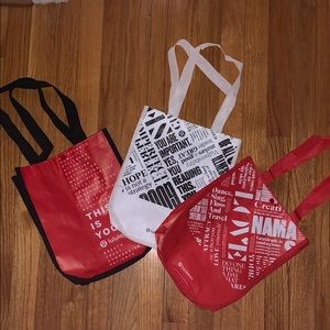 Lululemon reusable bags (set of 3)